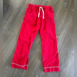 Red Cotton Pajama Pants